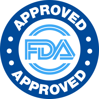 FDA-Registered Facility mark — BloodPril® meets US production oversight standards